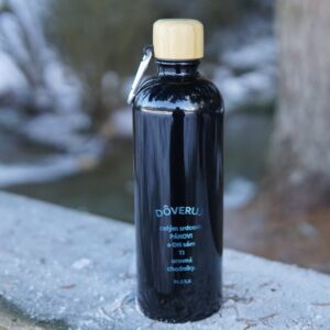 Nerezová fľaša 750 ml čierna