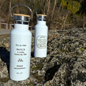 Nerezová fľaša   "Živá voda" 750 ml